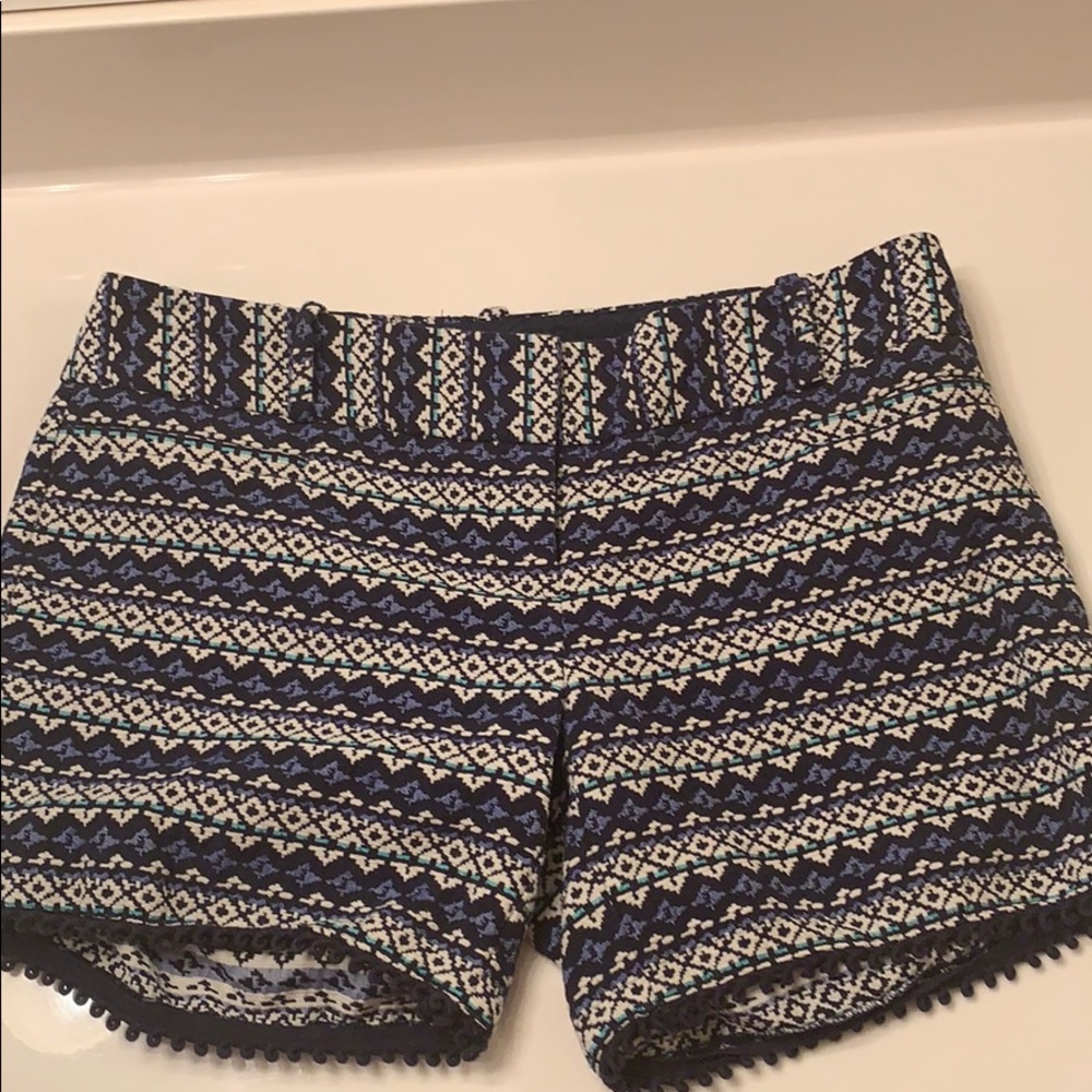 The Limited blue and black shorts